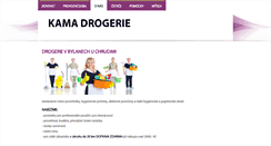 Desktop Screenshot of kamadrogerie.cz